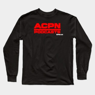 ACPN Logo - Red Monday Evening Fisticuffs Variant Long Sleeve T-Shirt